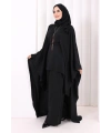 Kolyeli Tunik Pantolon Takım 8026 Siyah