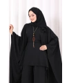Kolyeli Tunik Pantolon Takım 8026 Siyah