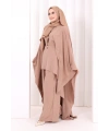 Kolyeli Tunik Pantolon Takım 8026 Somon