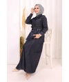 Kot Elbise 7061 Lacivert