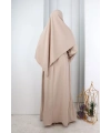 Kristal Taşlı Şallı Abaya 9205 Taş