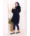 Kürklü Kaban 70062 Lacivert