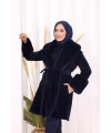 Kürklü Kaban 70062 Lacivert