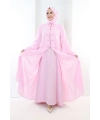 Önden Bağlamalı Tunik Üçlü Takım 7080 Pembe