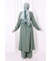 Önü Piliseli Düğmeli Takım 8701 Mint