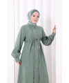 Önü Piliseli Düğmeli Takım 8701 Mint