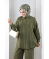 Pantolon Gömlek Takım 8708 Haki
