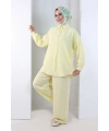 Pantolon Gömlek Takım 8708 Sarı