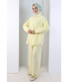 Pantolon Gömlek Takım 8708 Sarı