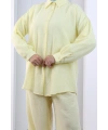 Pantolon Gömlek Takım 8708 Sarı