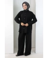 Pantolon Gömlek Takım 8708 Siyah