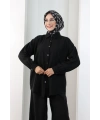 Pantolon Gömlek Takım 8708 Siyah
