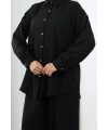Pantolon Gömlek Takım 8708 Siyah