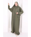 Şallı Namaz Elbisesi 3857 Haki