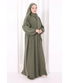 Şallı Namaz Elbisesi 3857 Haki