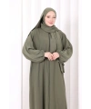 Şallı Namaz Elbisesi 3857 Haki