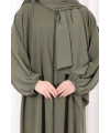 Şallı Namaz Elbisesi 3857 Haki