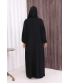 Şallı Namaz Elbisesi 3857 Siyah