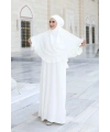 Sufleli Namaz Elbisesi 6034 Ekru