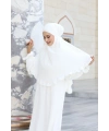 Sufleli Namaz Elbisesi 6034 Ekru