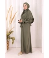 Sufleli Namaz Elbisesi 6034 Haki