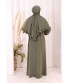 Sufleli Namaz Elbisesi 6034 Haki