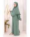 Sufleli Namaz Elbisesi 6034 Mint