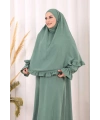 Sufleli Namaz Elbisesi 6034 Mint