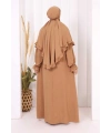 Sufleli Namaz Elbisesi 6034 Vizon
