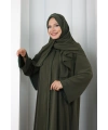 Taşlı Ferace 7091 Haki