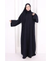 Üçlü Dantelli Abayalı Takım 6089 Lacivert