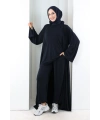 Uzun Hırkalı Üçlü Takım 8713 Lacivert