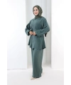 Yarasakol Düğmeli Takım 8705 Mint