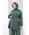 Yarasakol Düğmeli Takım 8705 Mint