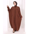 Yarasakol Elbise 7071 Kahverengi