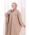 Yarasakol Elbise 7071 Vizon