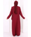 Yelekli Pantolon Takım 8012 Bordo