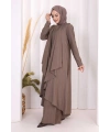 Yelekli Pantolon Takım 8012 Duman
