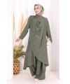 Yelekli Pantolon Takım 8012 Haki