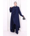 Yelekli Pantolon Takım 8012 Lacivert
