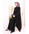 Yelekli Pantolon Takım 8012 Siyah