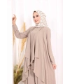 Yelekli Pantolon Takım 8012 Vizon