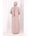 Yırtmaçlı Tunik Üçlü Takım 8035 Somon
