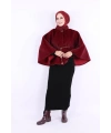 Zincir Kemer Detaylı Panço 70032 Bordo