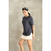 Antrasit Oysho Yırtmaçlı Modal Oversize Tshirt