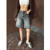 Antrasit Street One Baggy Kot Şort