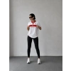 Beyaz Türkiye Polo Yaka Unisex Oversize Tshirt