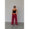 Bordo Nk Arabiyeli Oversize Unisex Eşofman