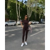 Kahve Alo Arabiyeli Taytlı Takım
