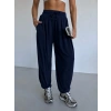 Lacivert Oysho Modal Kumaş Şalvar Pantolon